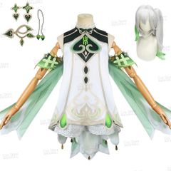 [ウィッグ付き] 原神（げんしん） ナヒータ 草神 コスプレ衣装   ハロウィン コスチューム 子供用 大人用 仮装 Genshin cosplay  制服 ステージ服 イベント クリスマス 学園祭 文化祭