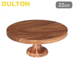 コンポート 皿 22cm M 木製 アカシア 食器 デザート皿 お菓子皿 マカロン ダルトン DULTON 台皿 ケーキスタンド 木 1段 アフタヌーンティー コンポート皿 デザート ケーキ スタンド 台のサムネイル