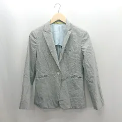 ◇ ⊇ LES MUES レミュー 長袖 ジャケット サイズL グレー レディース E  【1502060034968】