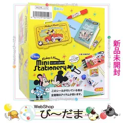 [bn:2]  【未開封】 リーメント ミッキー＆ミニー ミニステーショナリー 全8種/BOX◆新品Ss