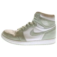 NIKE (ナイキ) AIR JORDAN 1 HIGH Seafoam ウィメンズ エアジョーダン 1 シーフォーム ハイカットスニーカー レディース ホワイト/グリーン US11/29cm CD0461-002