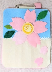 フェルト名札　花　保育　実習