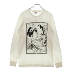 SUPREME (シュプリーム) 16SS×Sasquatchfabrix Shunga L/S Tee サスクワ ッチファブリックス 春画プリント長袖Tシャツ ホワイトのサムネイル