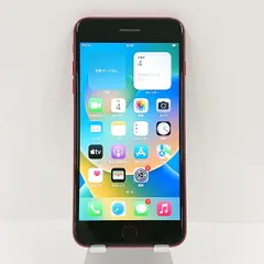 iPhone8 Plus 64GB au レッド 送料無料 本体 c02520