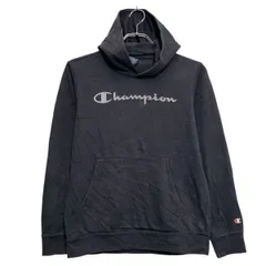 champion プリントスウェット パーカーチャンピオン レディース XL ブラック プルオーバー 薄手 古着卸 アメリカ仕入 a611-6507のサムネイル