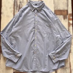 Nautica ボタンダウンシャツ ライトブルー XXL