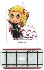 【中古】雑貨 煉獄杏寿郎 「鬼滅の刃 ～無限列車編～×ローソン ミニアクリルスタンドマスコット」