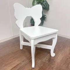 ℋ.様専用　【新品】　ヨーロピアン調　白家具　チェアー　リボンデザイン 1脚　FF16476