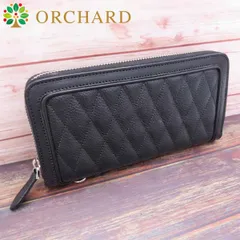 バイカーズウォレット ダイヤエンボス カウレザー ラウンドファスナー 長財布 メンズ レディース