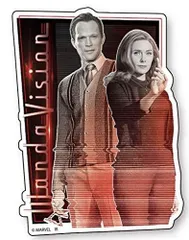 ワンダヴィジョン マーベル foil シルクスクリーン ポスター