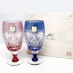 超希少品 色被切子 グラス5個セット 最高級カット（切子 江戸切子 薩摩