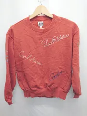 ◇ ⊇ Lee リー キッズ 子供 裏起毛 長袖 トレーナー スウェット サイズ150 オレンジ レディース メンズ E  【1506110009005】