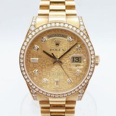 ロレックス デイデイト 36 コンピューター 118388A ランダム K18 YG 自動巻き メンズ 時計 ROLEX