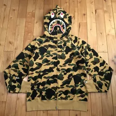bape ponr パーカー Bape ponr shark hoodie green store