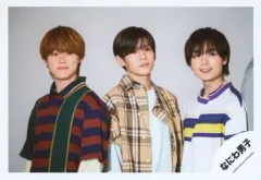 【中古】生写真(ジャニーズ) なにわ男子/大西流星・長尾謙杜・大橋和也/横型・上半身/アルバム「POPMALL」MV＆ジャケ写オフショット/公式生写真