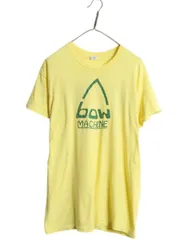 【お得なクーポン配布中!】 70s USA製 両面 イラスト プリント Tシャツ XL 小さめ メンズ L ヴィンテージ グラフィック シングルステッチ ヘインズ 黒タグ カットソー