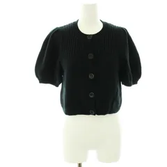 シーバイクロエ SEE BY CHLOE ニットカーディガン ボレロ ショート丈 半袖 黒 ブラック /HN1のサムネイル