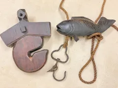 魚の 自在鉤 横木 古道具 アンティーク 日本の古道具 古道具 アンティーク 魚の 自在鉤 横木 古道具 アンティーク 日本の古道具 古道具