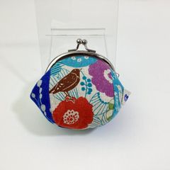 ぷっくりがま口　キット　刺しゅうタグ付き