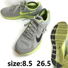 NIKE ZOOM STRUCTURE+ 17/ナイキ★ローカットスニーカー【size:8.5/26.5/グレー/gray】615843-007/sneakers/Shoes/trainers◆sB-85<sale>