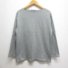 セントジェームス SAINT JAMES ウエッソン 長袖 バスクシャツ Tシャツ M グレー カットソー ボートネック フランス製のサムネイル