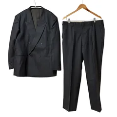 Z1533 MODENA モデナ ダブルスーツ セットアップ 毛100％ 日本製 ブラック メンズ サイズ表記なし