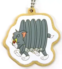 【中古】食玩 キーホルダー 9. 「トムとジェリー ラバーマスコット」