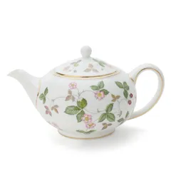 新品 ウェッジウッド ワイルドストロベリー ティーポット 小 ギフト 結婚祝い プレゼント 贈り物