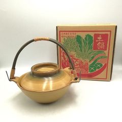 【まとめ買い対象外】万古焼　土鍋　６号　一人鍋　日本製　新品未使用