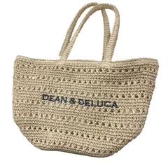 186000 DEAN & DELUCA ディーンデルーカ クロッシェバスケットバッグ BEAMSコラボ ナチュラル