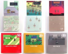 [중고] 노트 메모장 총 6종 세트 메이바멘 메모장 [이치반 복권 MOTHER2 기그의 역습 30th Anniversary] F상