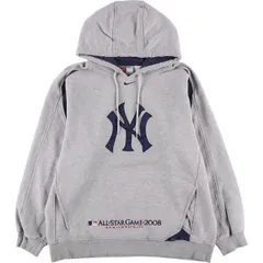 古着 00年代 ナイキ NIKE TEAM MLB NEW YORK YANKEES ニューヨークヤンキース スウェットプルオーバーパーカー メンズM相当/eaa582313