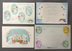 【中古】グッズセット 集合 ポストカード＆クリアホルダー 「ダッフィー＆フレンズのホワイト・ウィンタータイム・ワンダーズ」 東京ディズニーシー限定