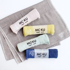 [신품] [1 점 판매] Kontex [컨텍스] MOKU LIGHT TOWEL M 페이스 타올 [이마 바리 타월 목 라이트 수건 수건 이상 수건 미만 얇은 속건 흡수성 코튼 33 × 100cm 유니섹스 일본제]