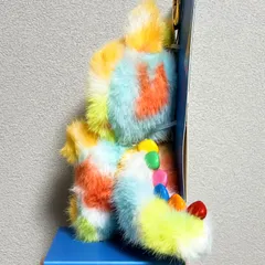 ジモモ　海外限定の　虹色　カラフル ぬいぐるみキャラクター キーホルダー付き ジモモ 海外限定 カラフル キーホルダー カラフル｜Yahoo!フリマ