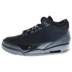 NIKE (ナイキ) AIR JORDAN 3 RETRO BLACK CAT エアジョーダン3 レトロ ブラックキャット ハイカットスニーカー ブラック US10/28cm CT8532-001