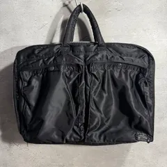 ✨PORTER TANKER✨2層ブリーフケース✨黒✨