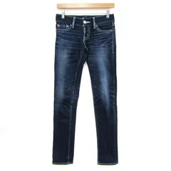 マウジー デニムパンツ ボトムス スキニージーンズ ストレッチ 日本製 レディース 25サイズ ブルー MOUSSY 【中古】