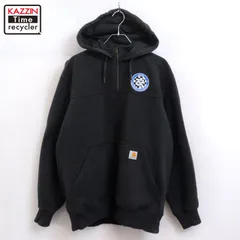 00s Carhartt ブラック スウェット パーカー メンズ 表記Mサイズ