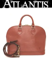 ルイヴィトン Louis Vuitton アルマPM ハンドバッグ 2WAYバッグ エピ ケニアブラウン M52143 【71729】