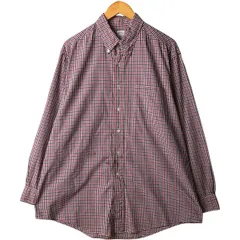 古着 80~90年代 ブルックスブラザーズ Brooks Brothers MAKERS ギンガムチェック 長袖 ボタンダウンチェックシャツ USA製/eaa594532