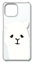 【新品未使用】Mi 11 Lite 5G Xiaomi シャオミ クリア ハードケース (アルパカ(ホワイト)) アルパカ ホワイト 動物 アニマル