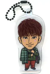 【中古】キーホルダー・マスコット(男性) 木村慧人(FANTASTICS) クリアチャーム OVER DRIVE ジャケットver. EXILE TRIBE STATION オンラインカプセル