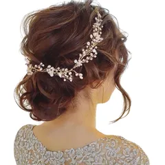 ヘアアクセサリー 結婚式 ヘアセット ディズニー プリンセス 仮装 可愛い おしゃれ 華やか エレガント 姫 アクセサリー ヘアセット ハロウィン