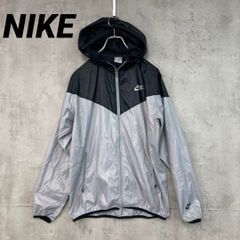 NIKE ナイキ ウィンドランナー ナイロンジャケット L ブルー グレー 