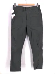 ビームス BEAMS 日本製 ストレッチテーパードチノ OLIVE メンズ J