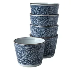 【即納】風景ドットコム たこ唐草 そばちょこ 蕎麦猪口 5個セット 日本製