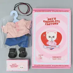 【中古】ぬいぐるみ Jiniret(ヒョンジン) PINK VER. PLUSH OUTFIT(着せ替え衣装セット) 「SKZOO」