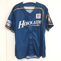 北海道日本ハムファイターズ ユニファーム フリーサイズ ブルー 半袖 ポリエステル100% 東急ハンズ 25d菊ST②
