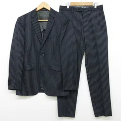 ORIHICA オリヒカ スーツ 2PIECE 2ピース Y5 紺 ネイビー系 ストライプ ジャケット パンツ